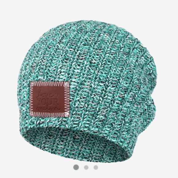 green love your melon beanie